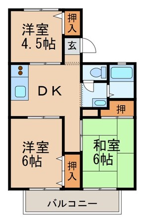 エル布施屋の物件間取画像